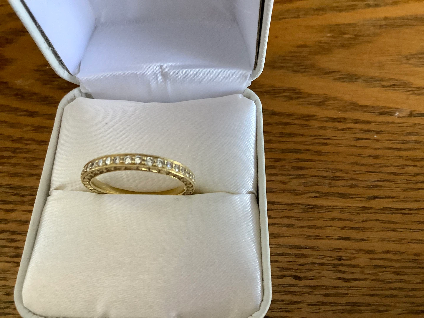 Scott Kay’s 19K 800 Y Gold Semi Eternity Band w 17 Diamonds 🐞 - photo 5