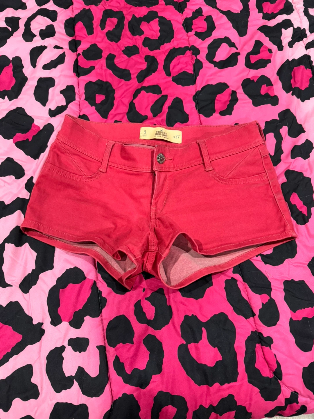 Hollister pink Jean Shorts Size 5