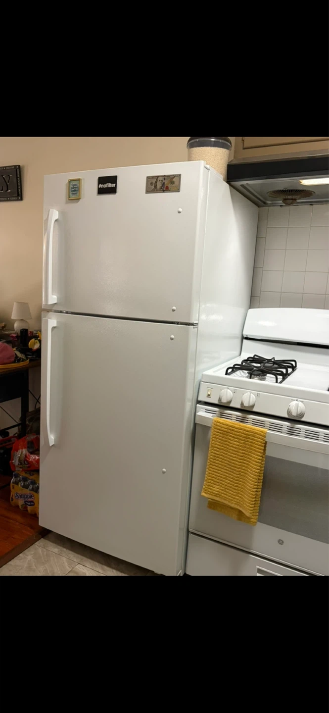 White Top-Freezer Refrigerator