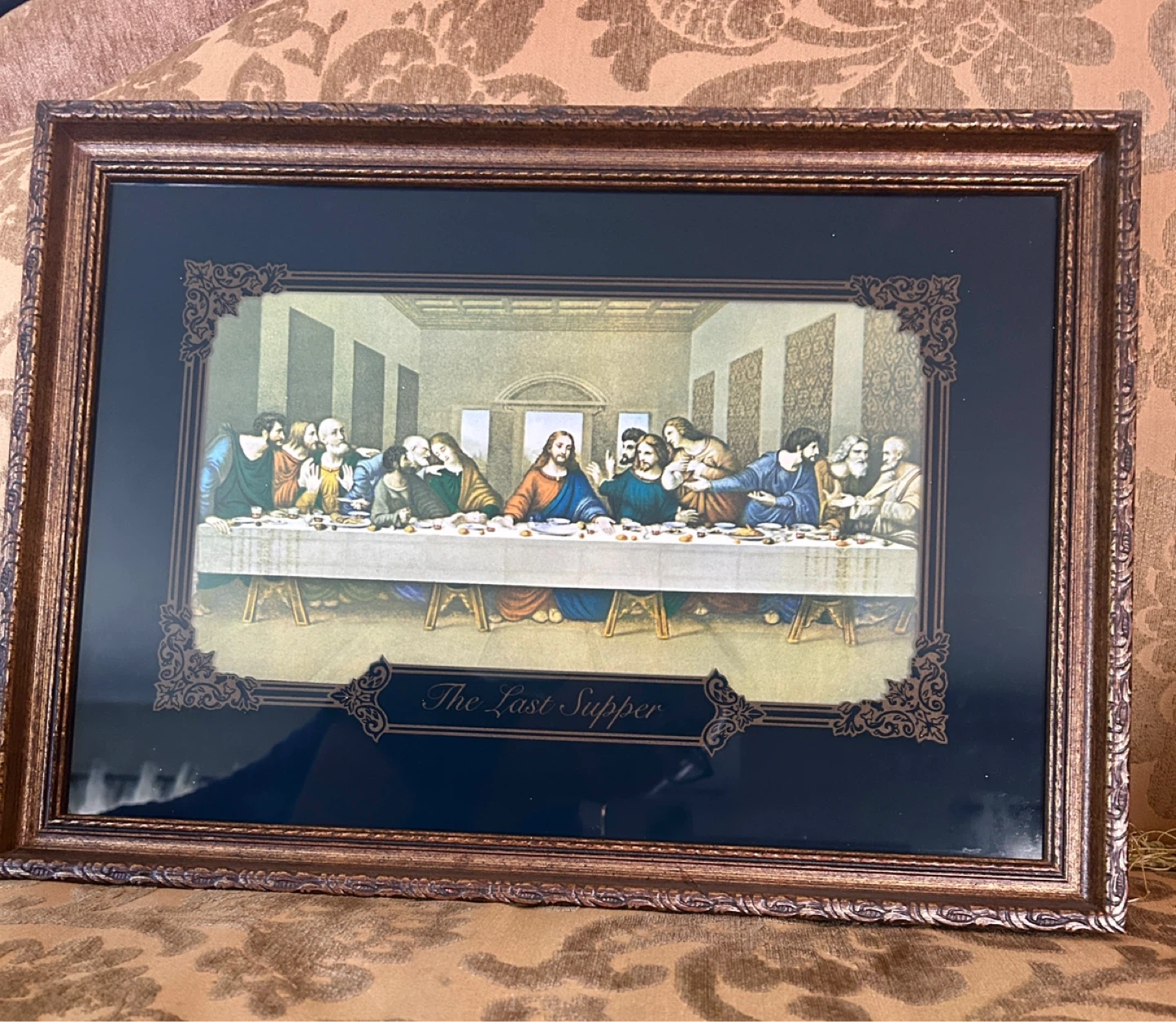 Framed "The Last Supper" Print