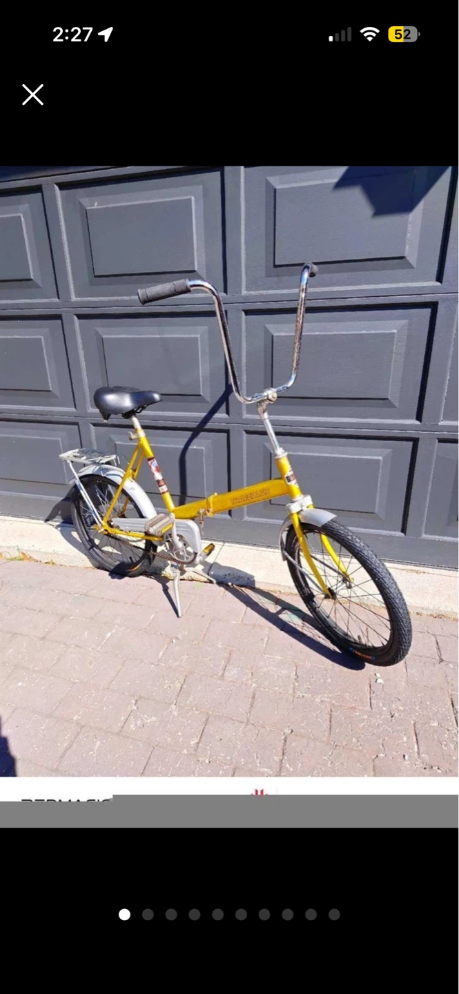 ⚽Vintage Yellow Raleigh Chopper Bicycle