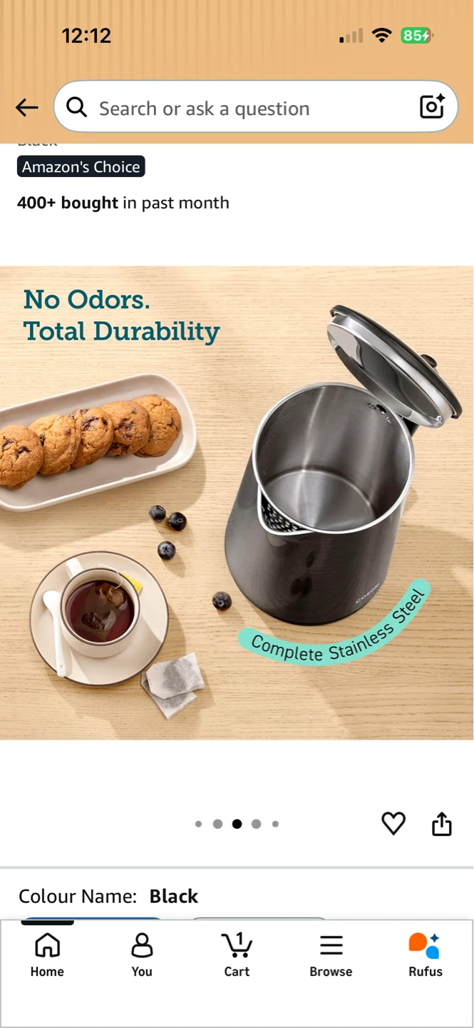 Cosori Electric Kettle - photo 2