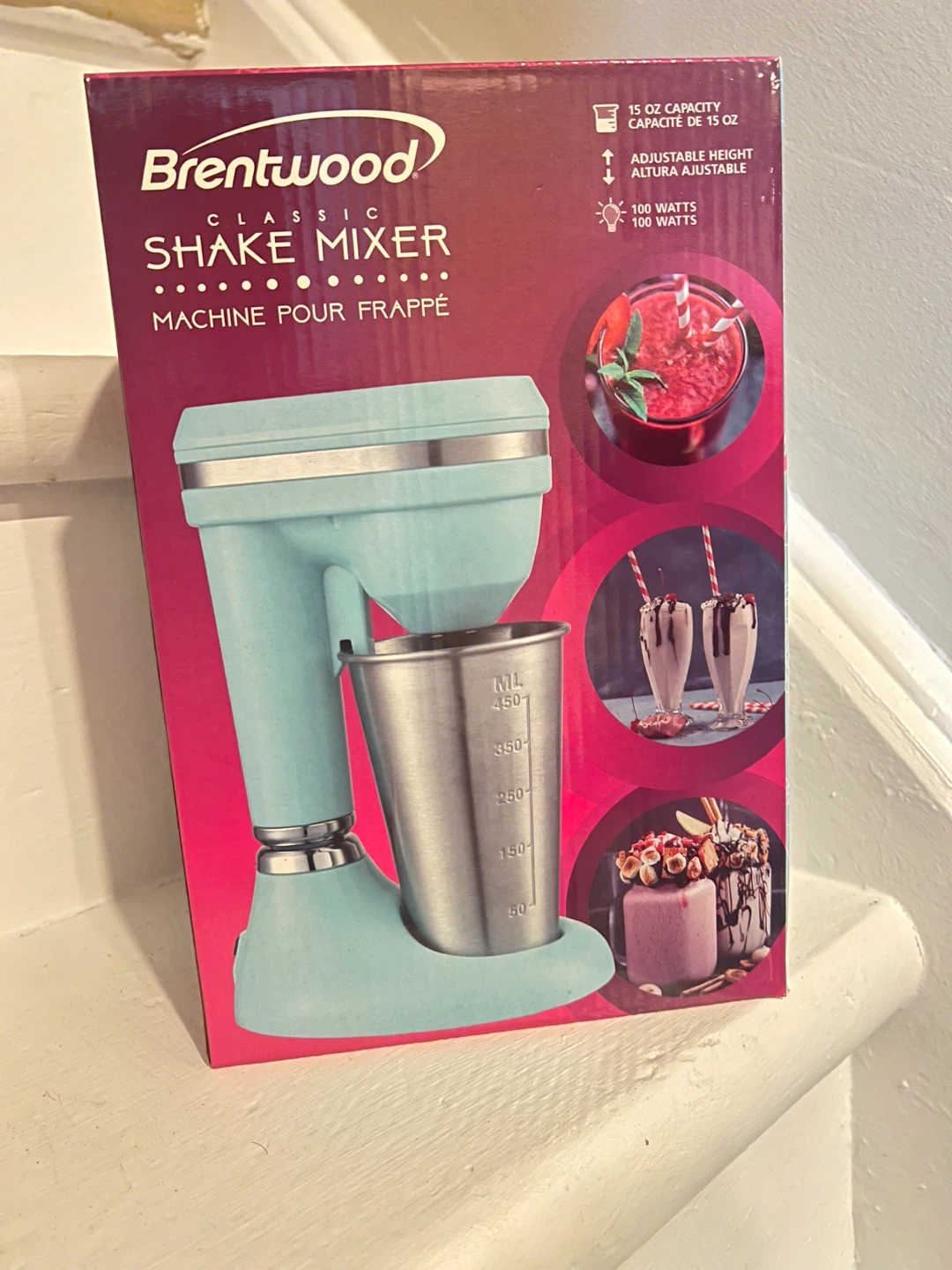 Brentwood Classic Shake Mixer - 15 oz Capacity