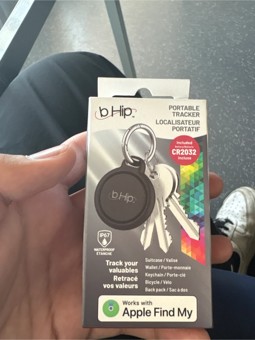 b Hip Portable Tracker