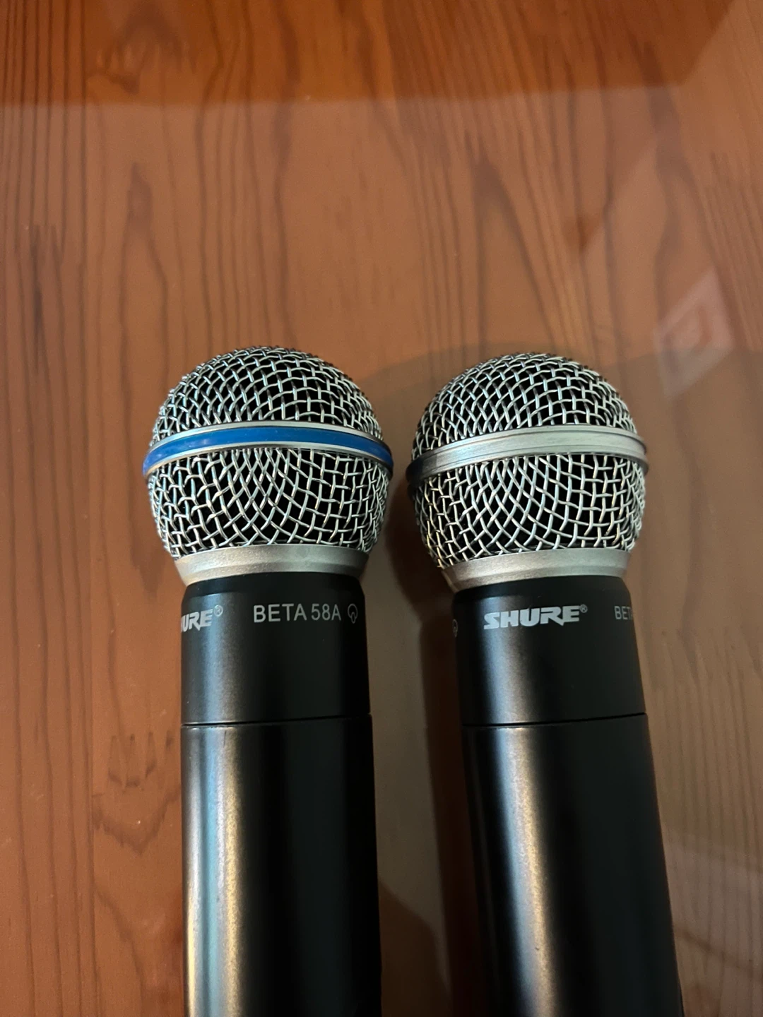 Shure Beta 58a cordless microphones