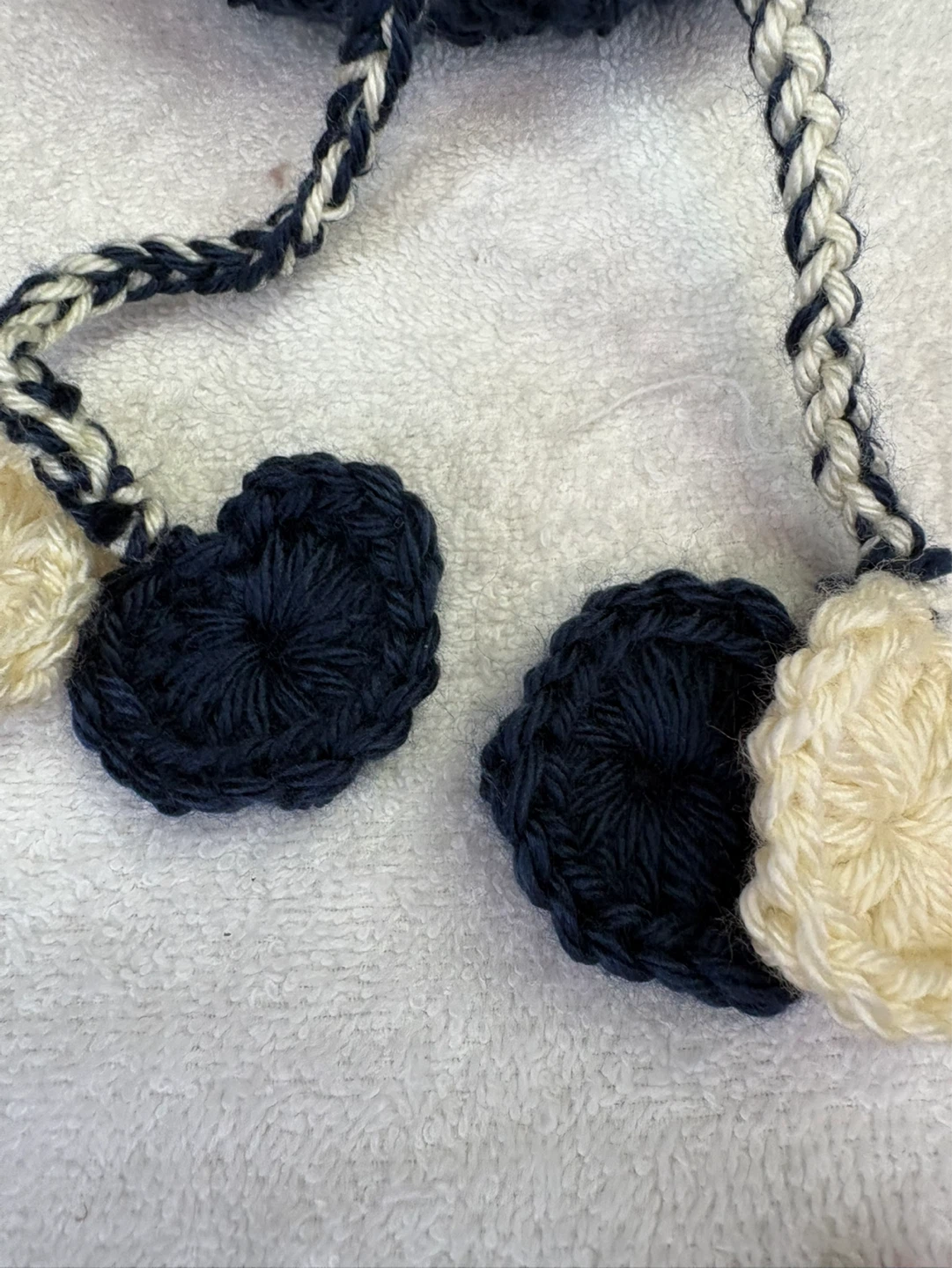 Hand-Crocheted Drawstring Pouch - photo 4