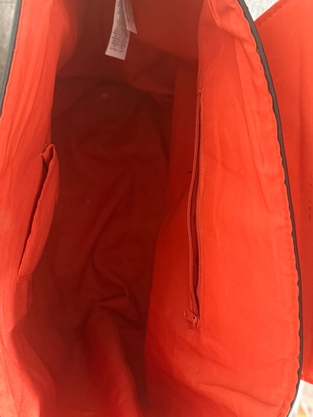 Orange Faux Leather Backpack - photo 3