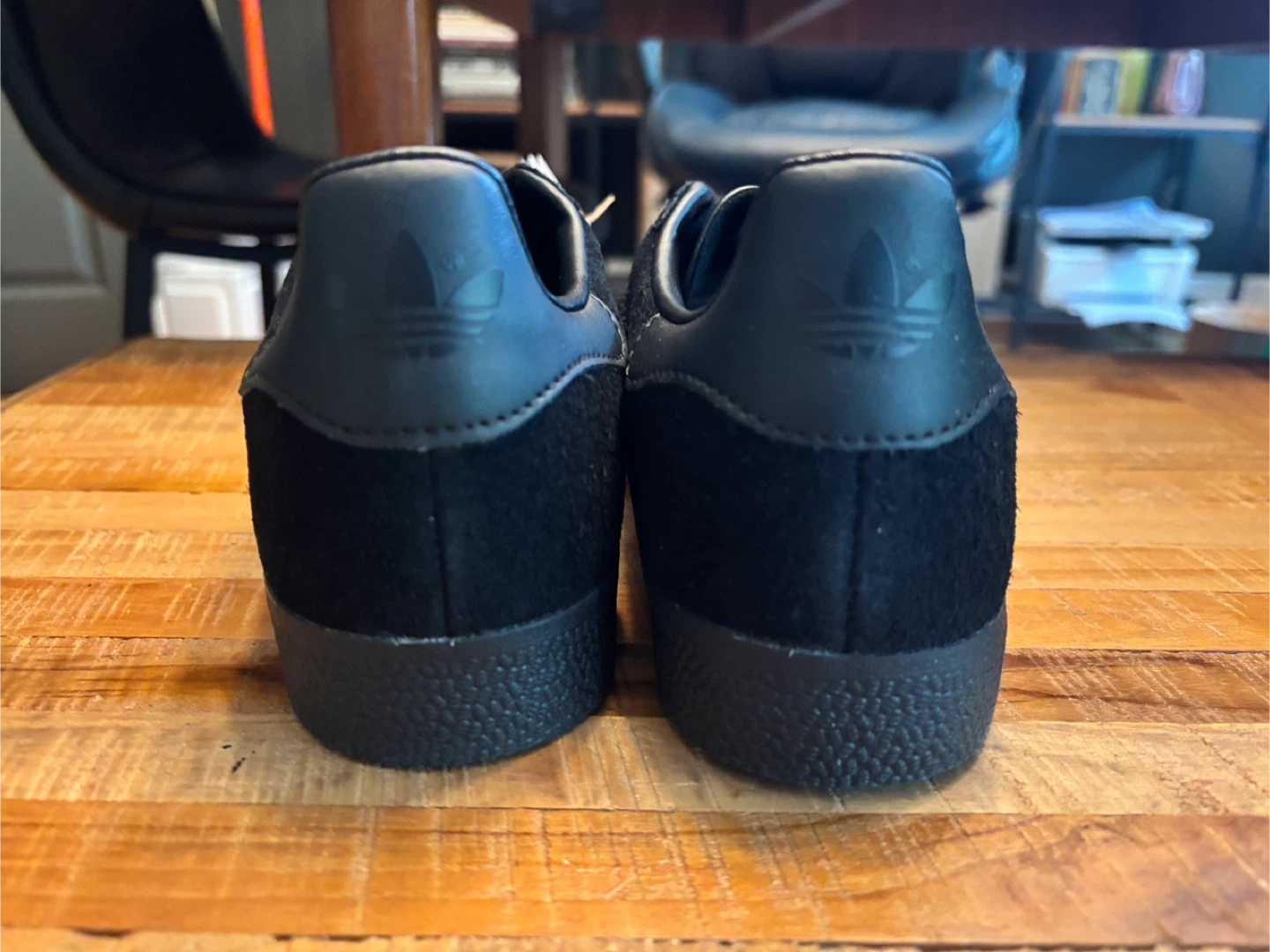 Brand New Adidas Gazelle Triple Black Sneakers – Men’s Size 8.5 - photo 3