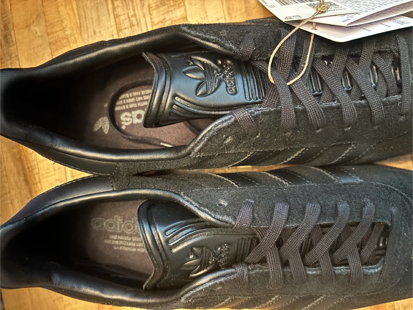 Brand New Adidas Gazelle Triple Black Sneakers – Men’s Size 8.5 - photo 4