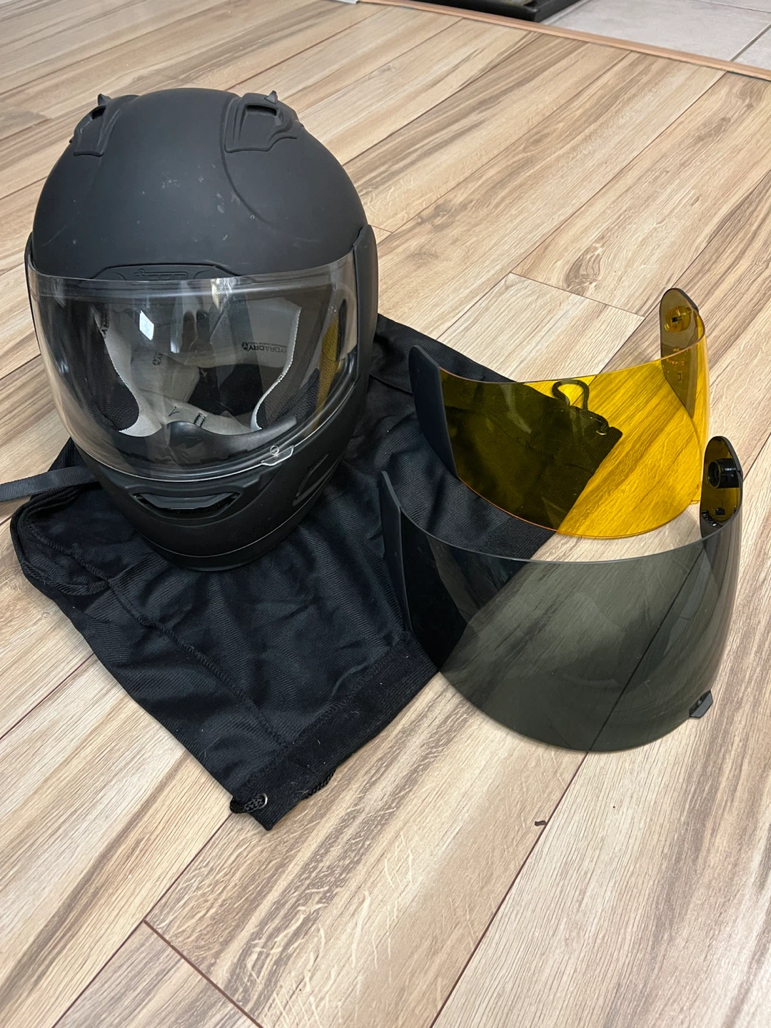 ICON Motorcycle Helmet - Matte Black
