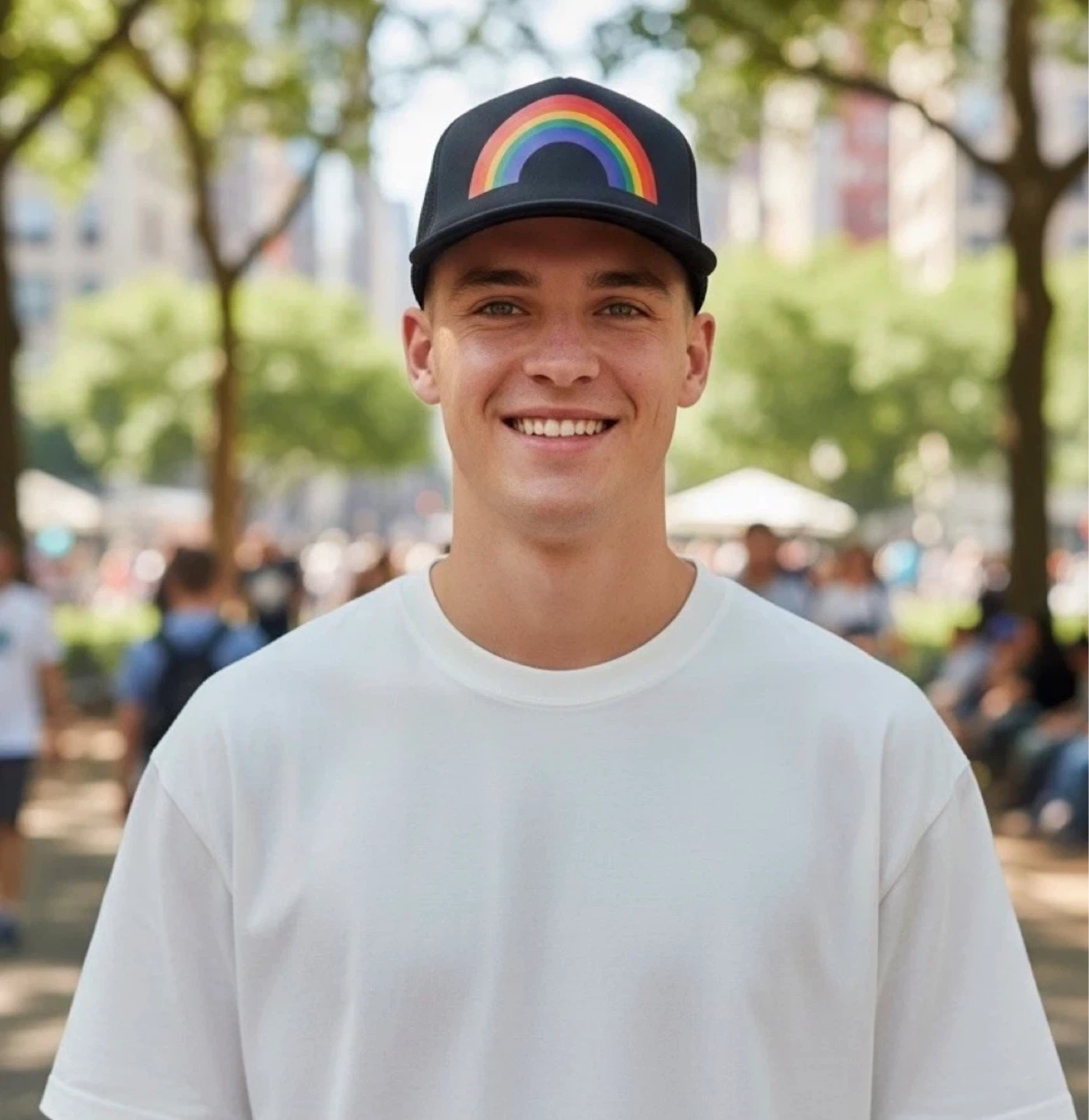 Gay Pride Rainbow SnapBack Hat - photo 2