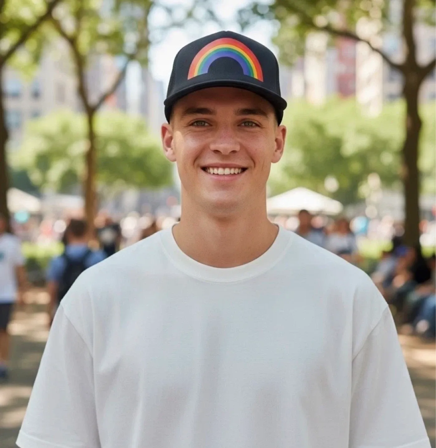 Gay Pride Rainbow SnapBack Hat - photo 2
