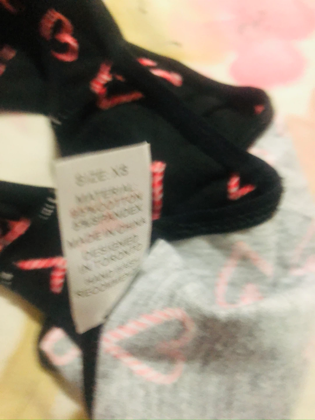 ⚽ Knotty Knickers XS Black Heart Print Panty - photo 4
