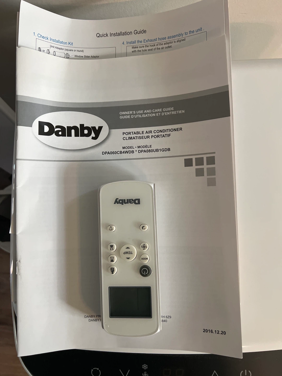 Danby Portable Air Conditioner with Remote - photo 2
