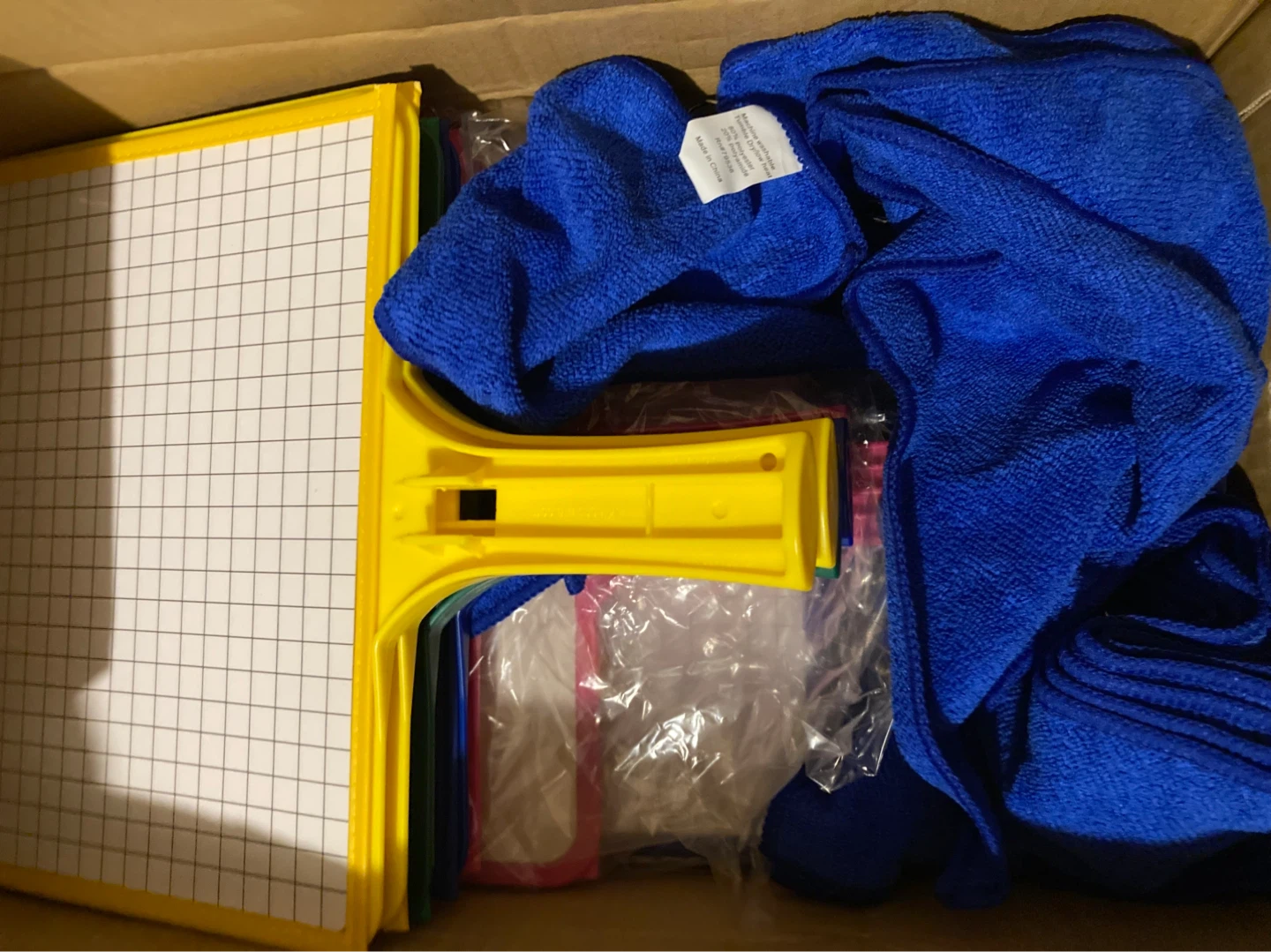 Window Squeegee and Microfiber Cloth Set