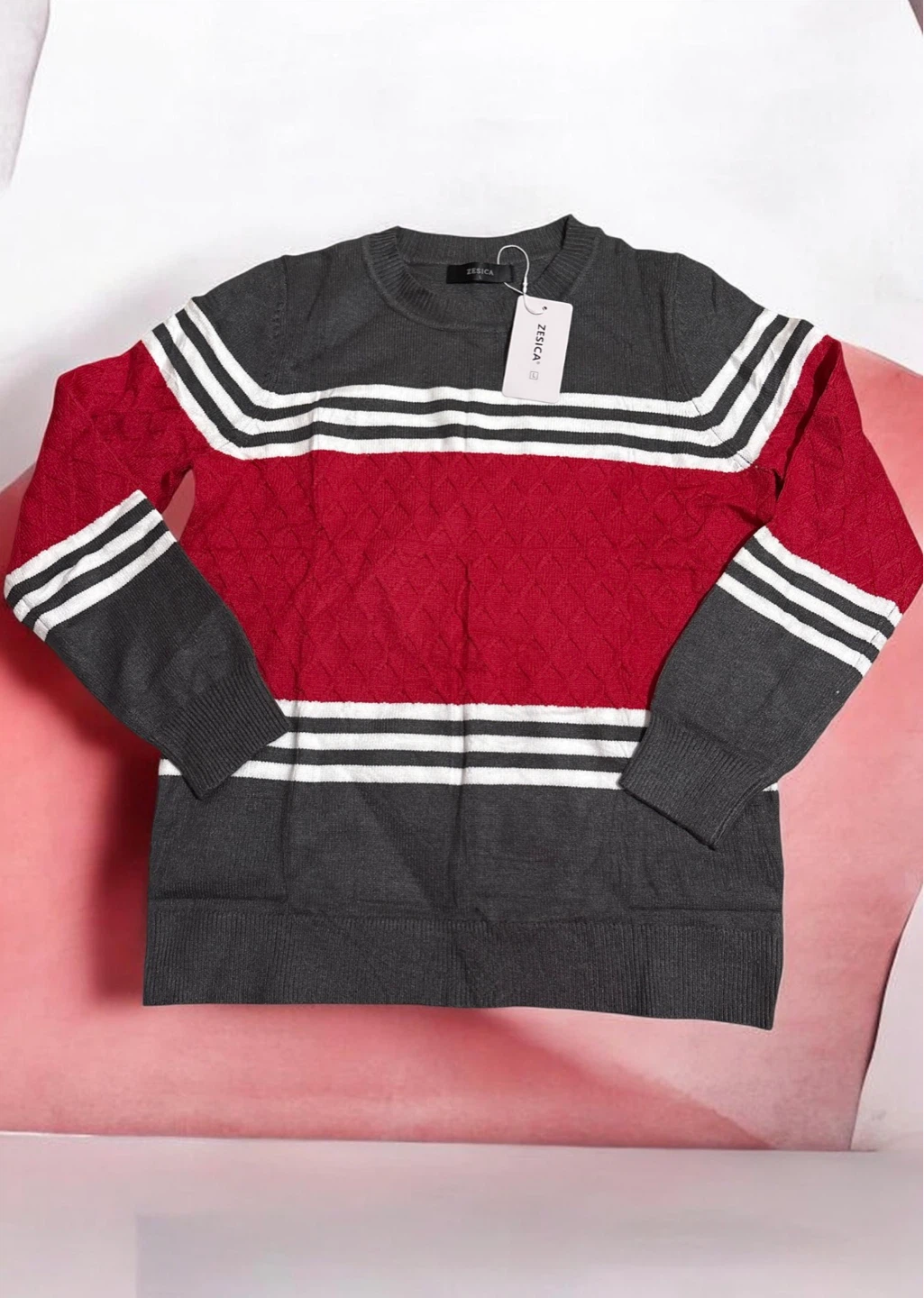 ZESICA Women's Crew Neck Pullover Sweater