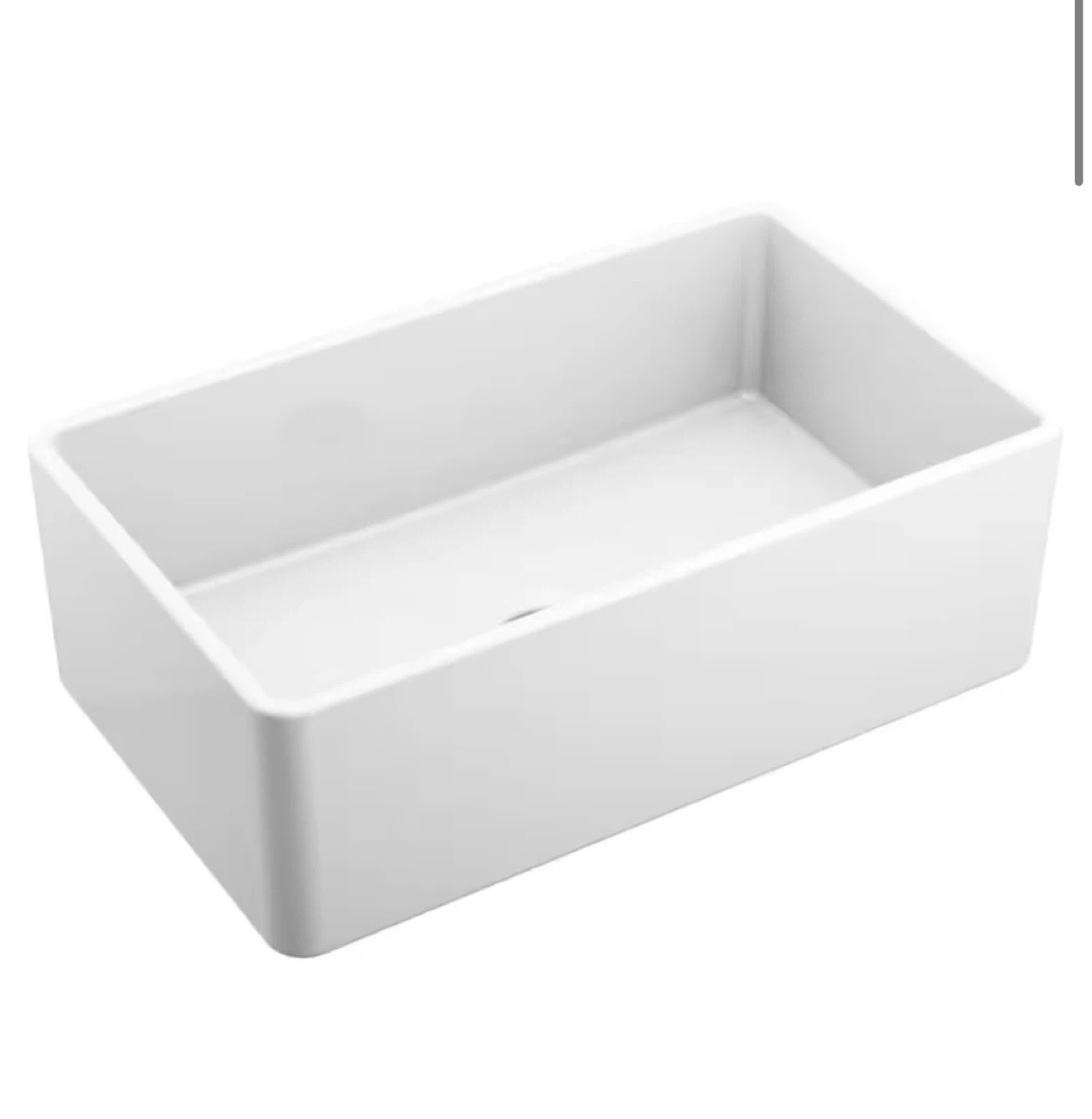 New White Farmhouse Kitchen Sink 33”X18”X10”