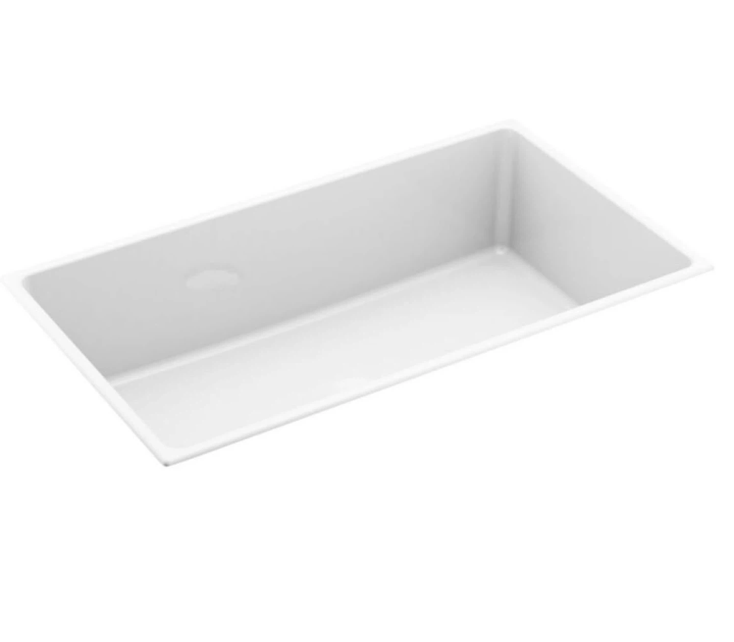 New White Farmhouse Kitchen Sink 33”X18”X10” - photo 4