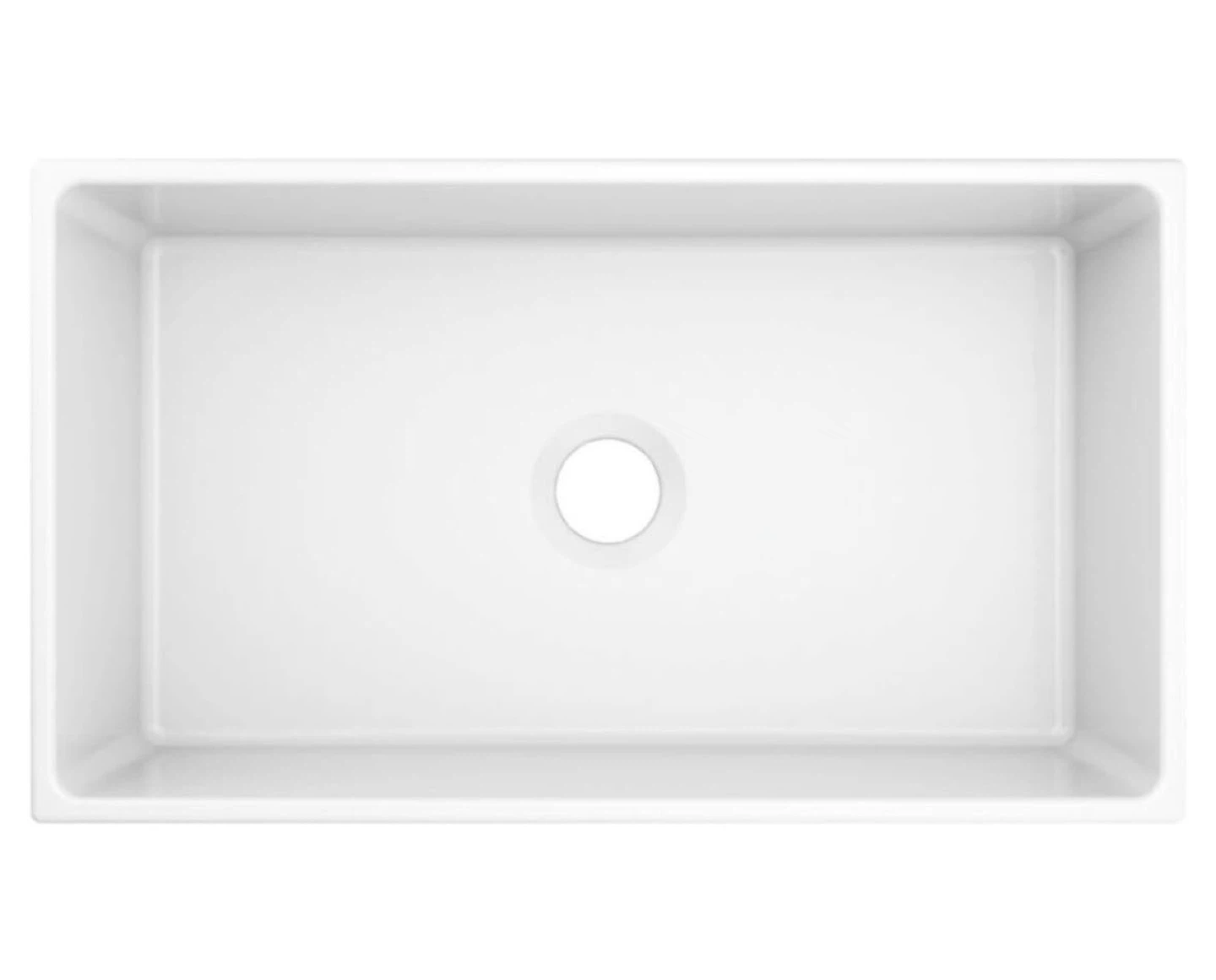 New White Farmhouse Kitchen Sink 33”X18”X10” - photo 3