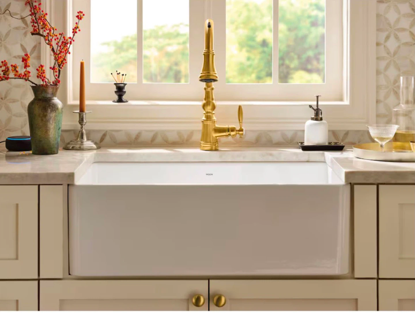 New White Farmhouse Kitchen Sink 33”X18”X10” - photo 5