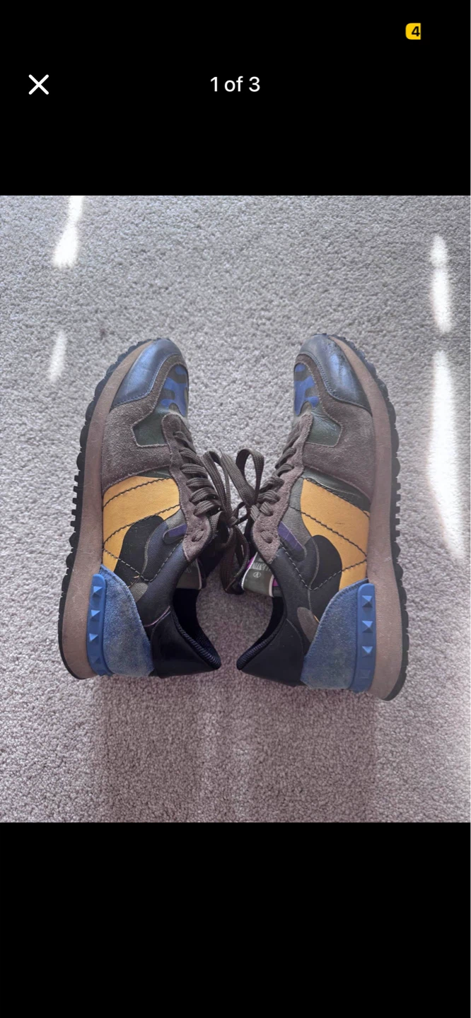 Valentino rockrunner size 9.5