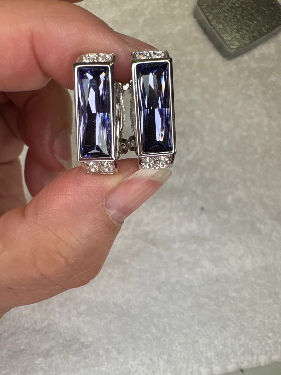 Vintage Butler & FAC clip on earrings