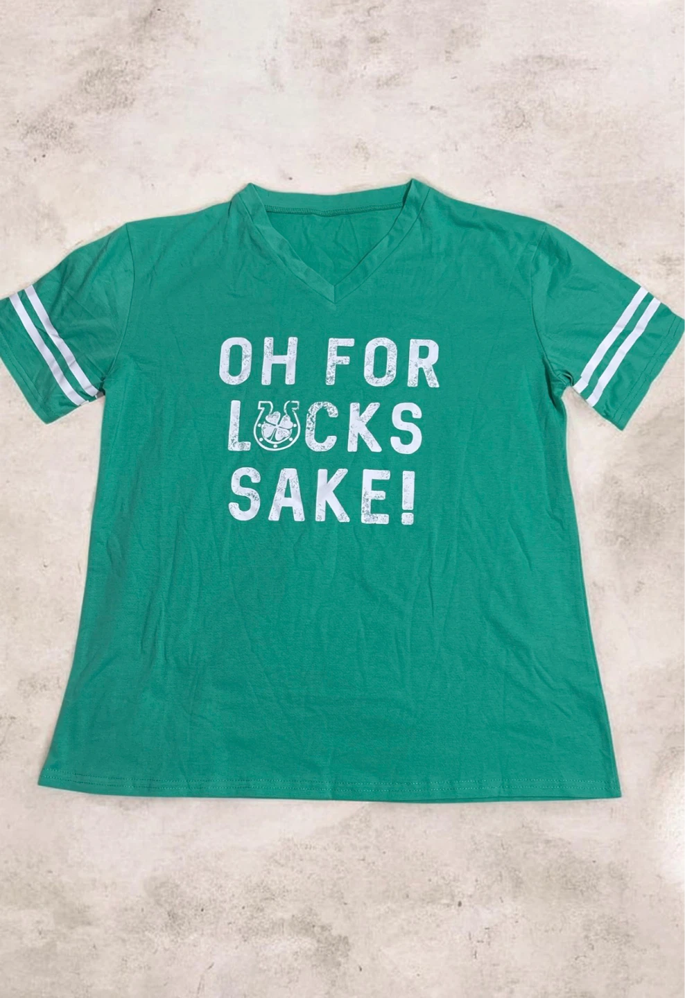Green "Oh For Lucks Sake!" T-Shirt