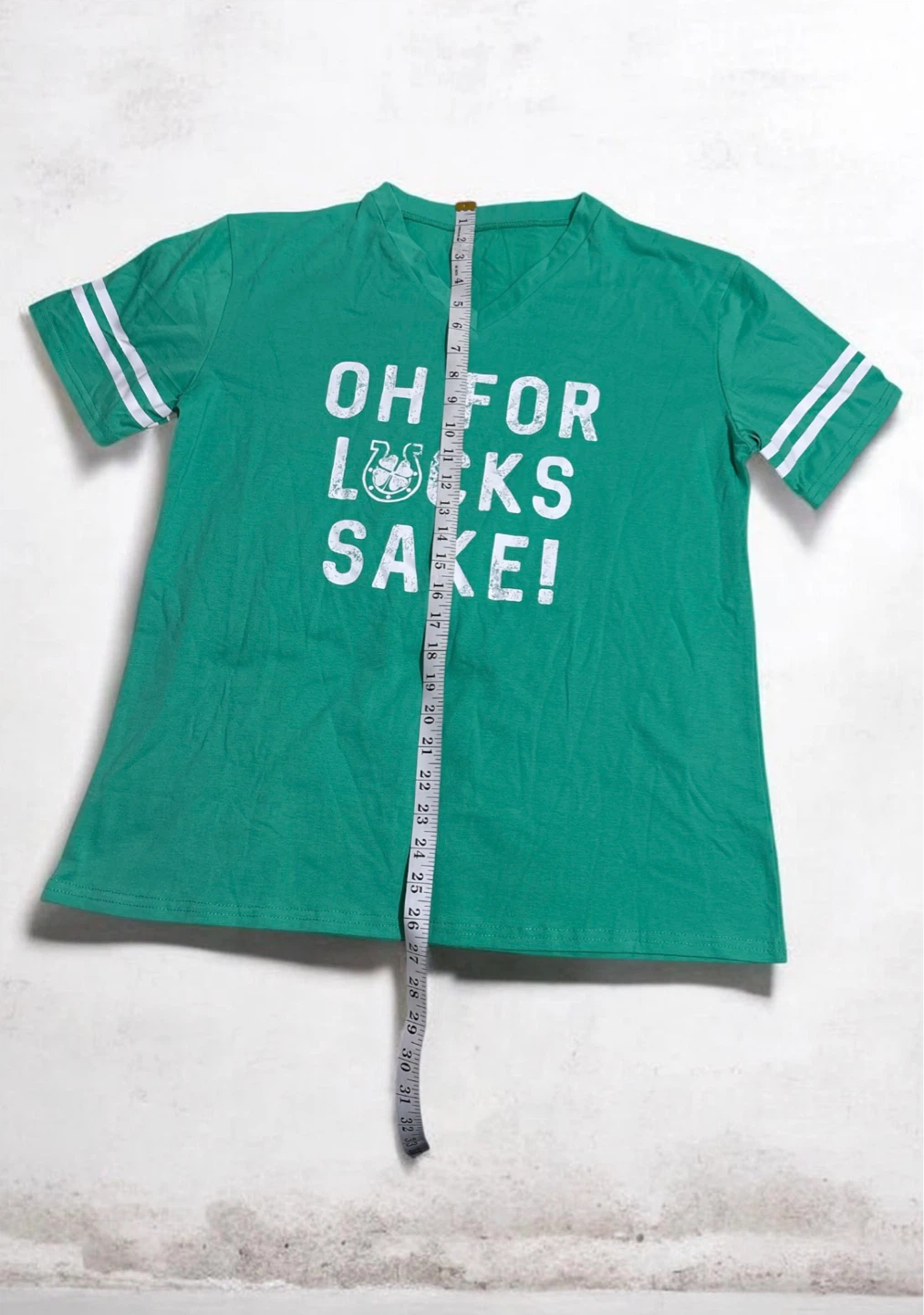 Green "Oh For Lucks Sake!" T-Shirt - photo 2