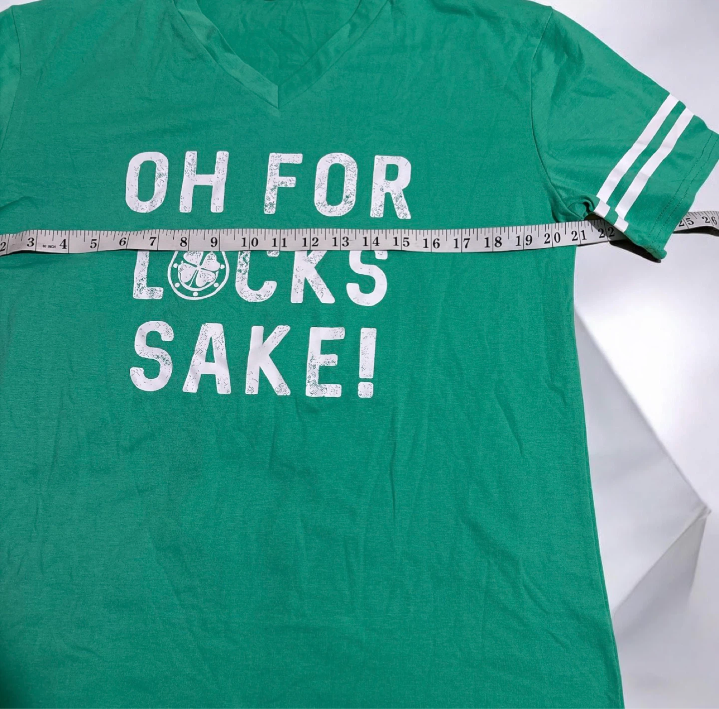 Green "Oh For Lucks Sake!" T-Shirt - photo 3