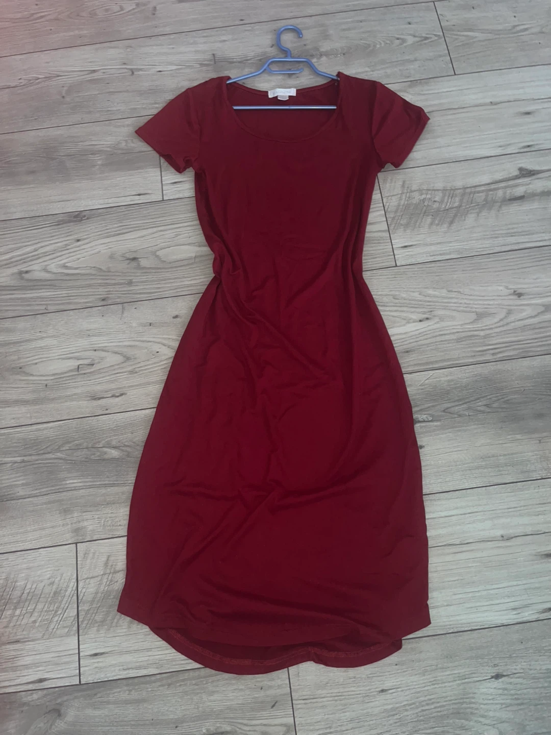 Magazine Red Midi Dress Size M ⚽️ - photo 3