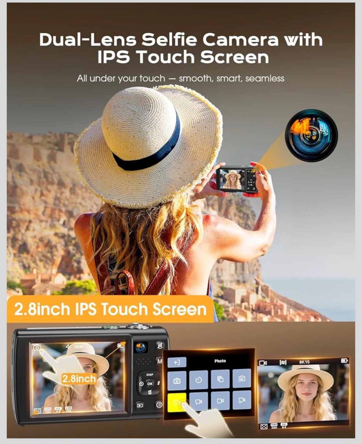 88MP Autofocus Capture Camera with Built-in WiFi & 16x Zoom - photo 4