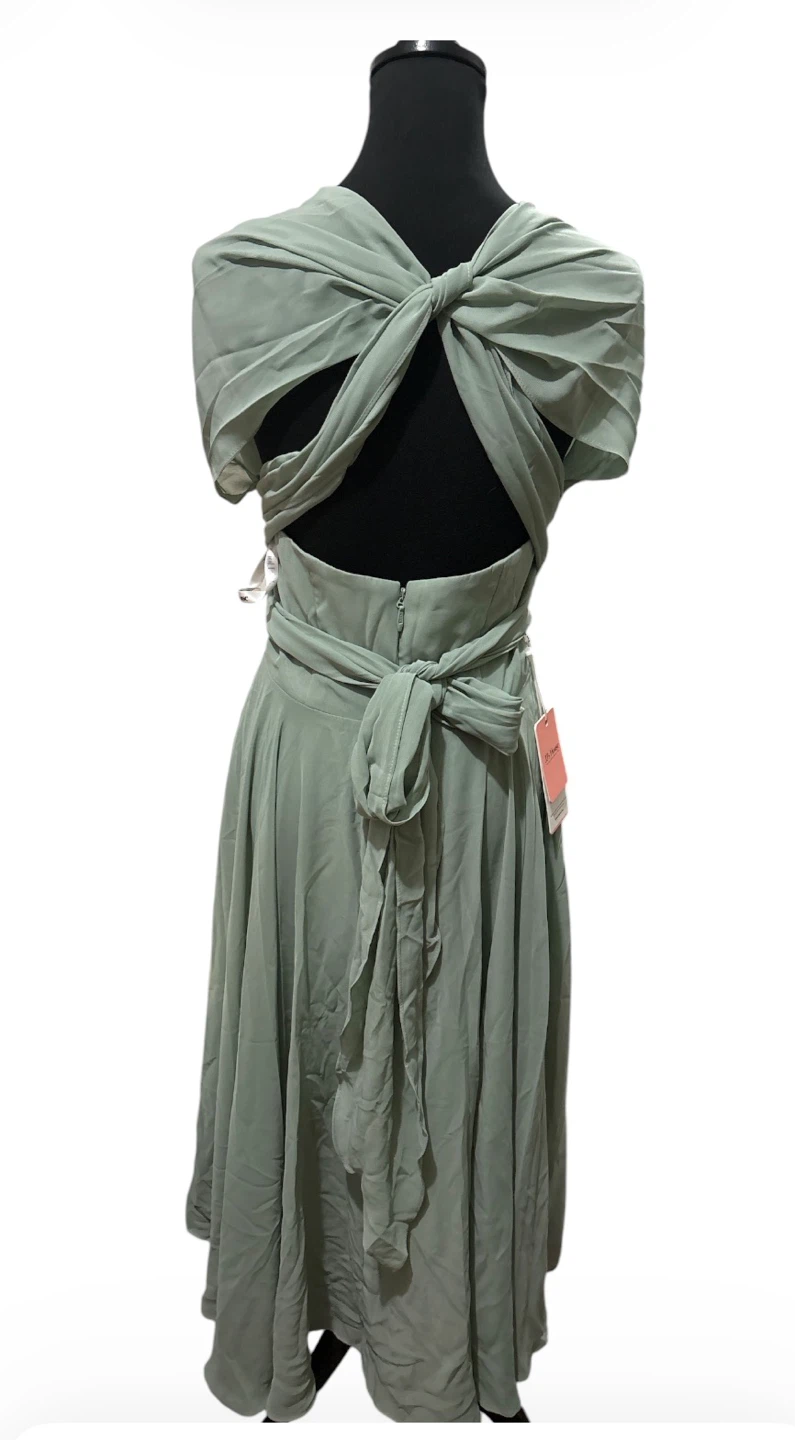 JJ's House Sage Green Bridesmaid Dress - photo 2