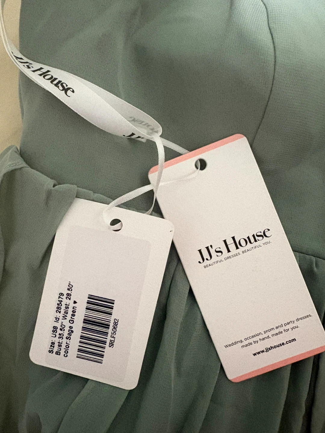 JJ's House Sage Green Bridesmaid Dress - photo 4