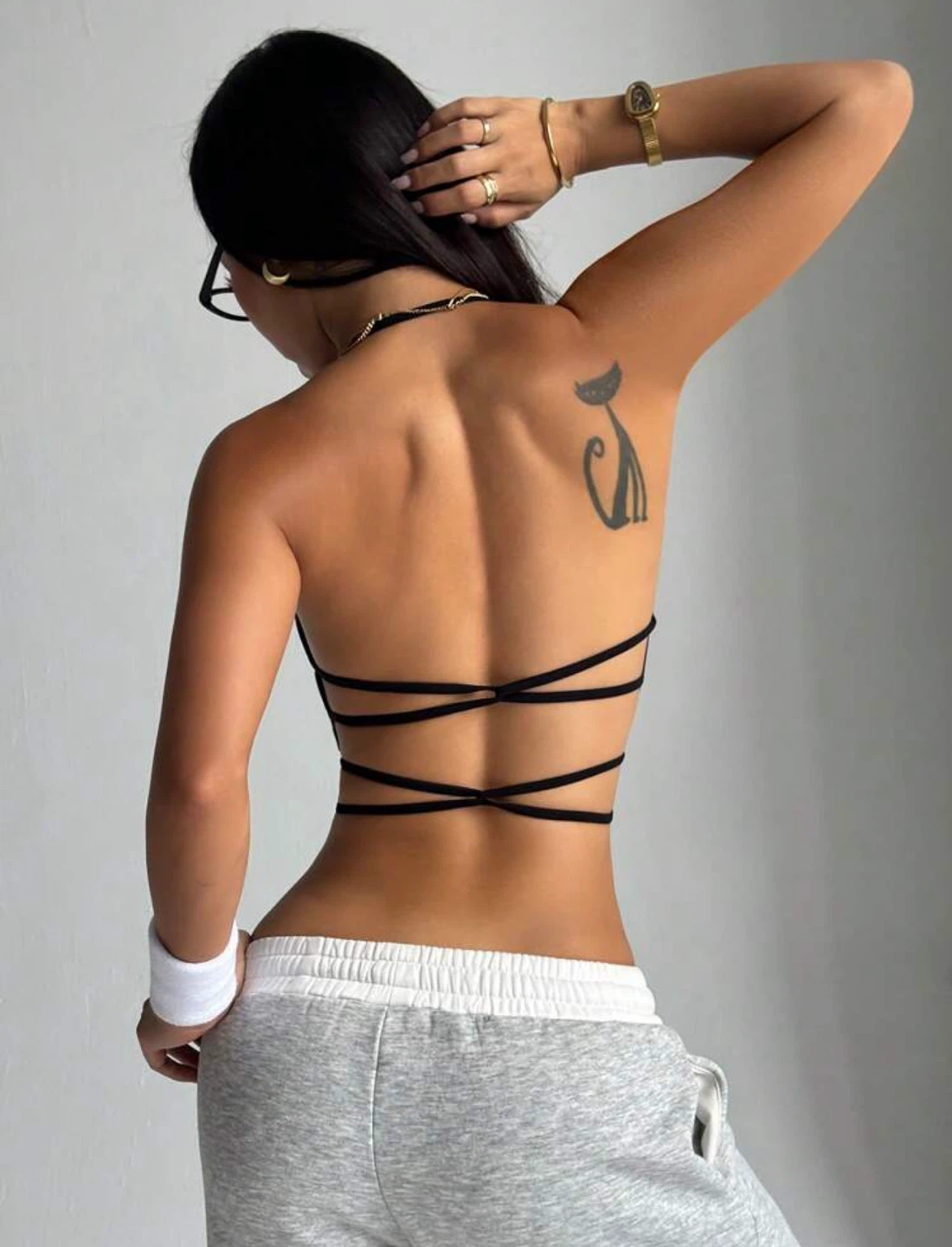 Black Sports Bra