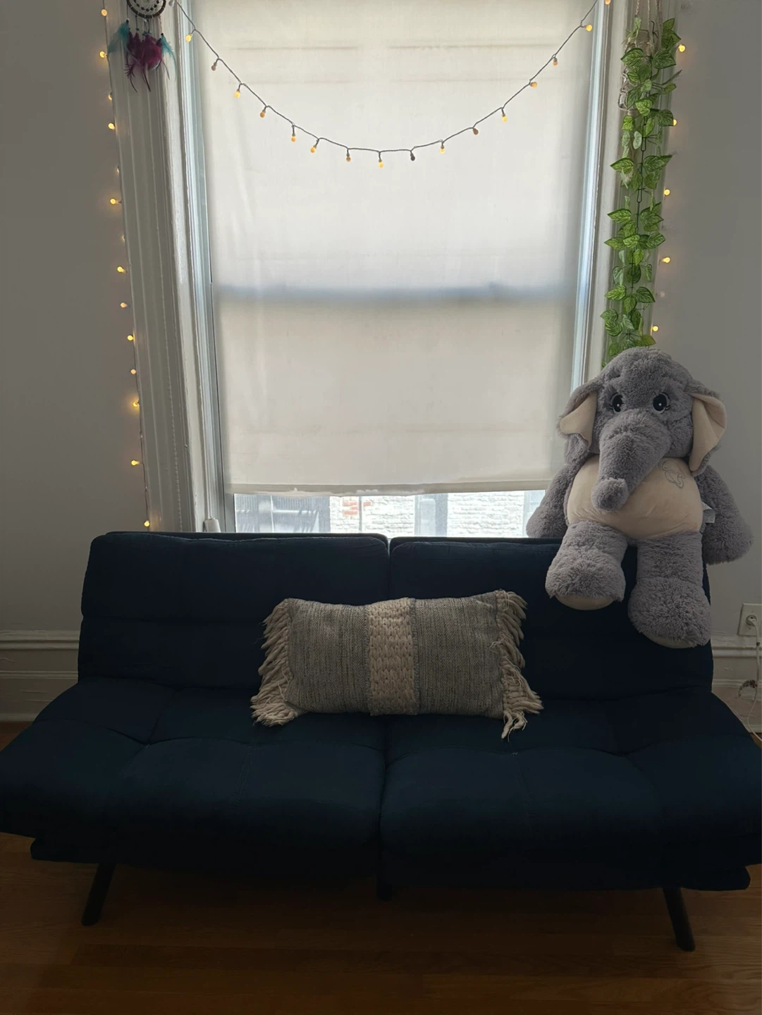 Dark Blue Futon Sofa
