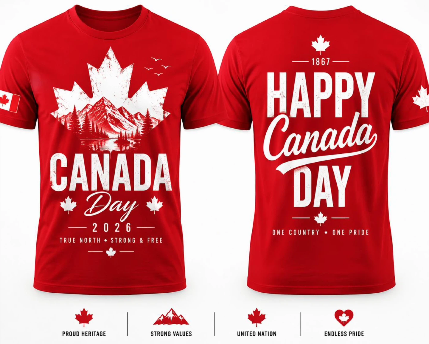 Canada Day customized T-Shirt