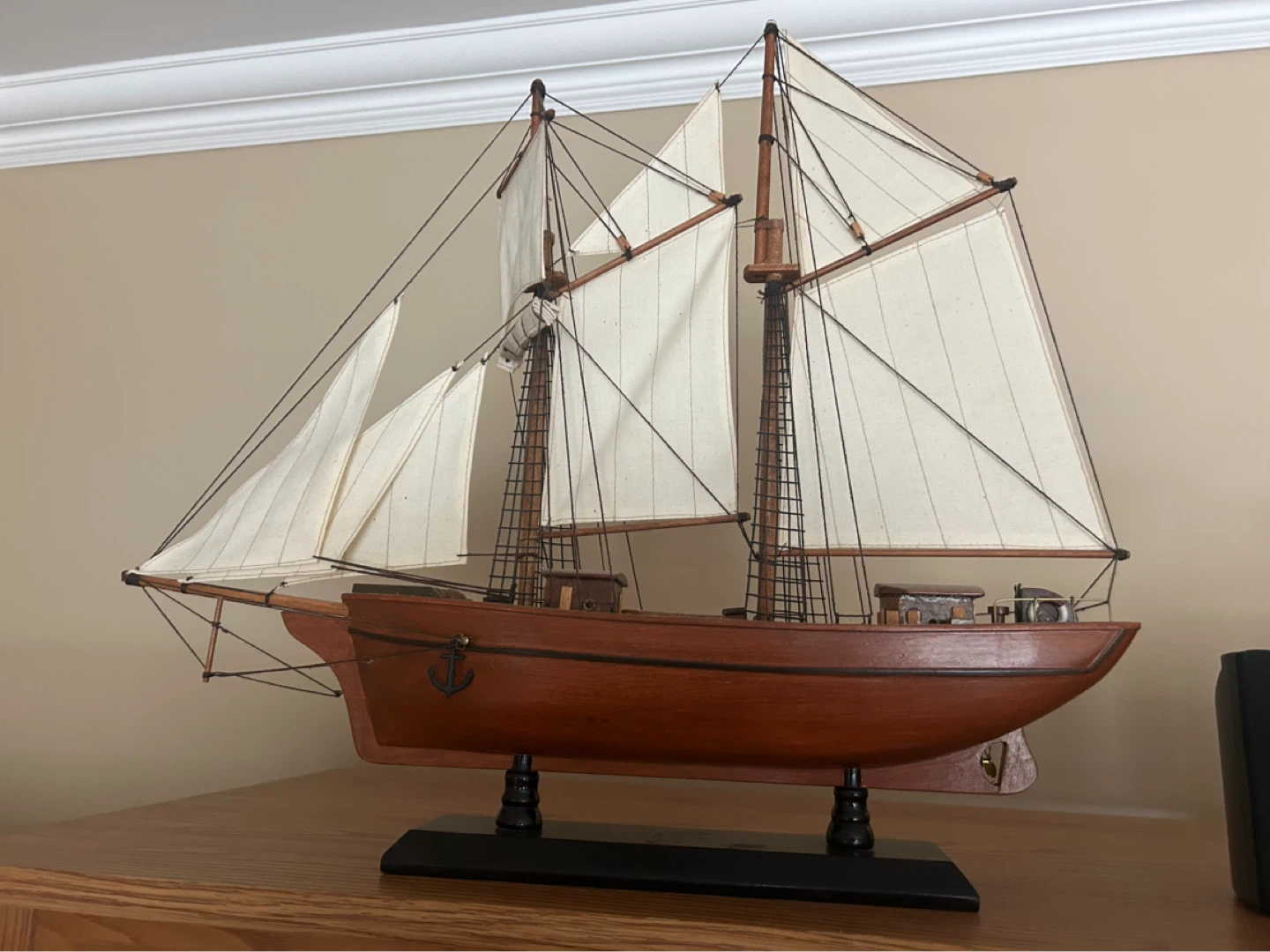 Harvey handmade schooner model