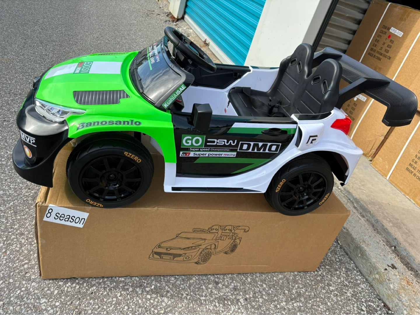 Brand new in the box Kids Ride-On Electric Car Green - photo 3