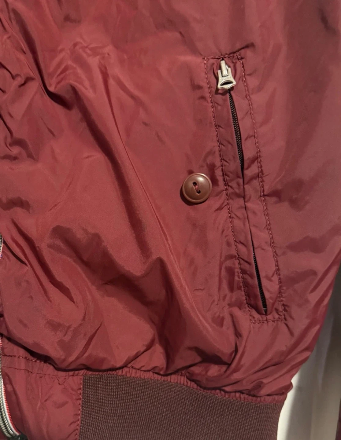 Schott NYC CABL12R  Men's Stardust Jacket - Bordeaux - Size M - photo 2