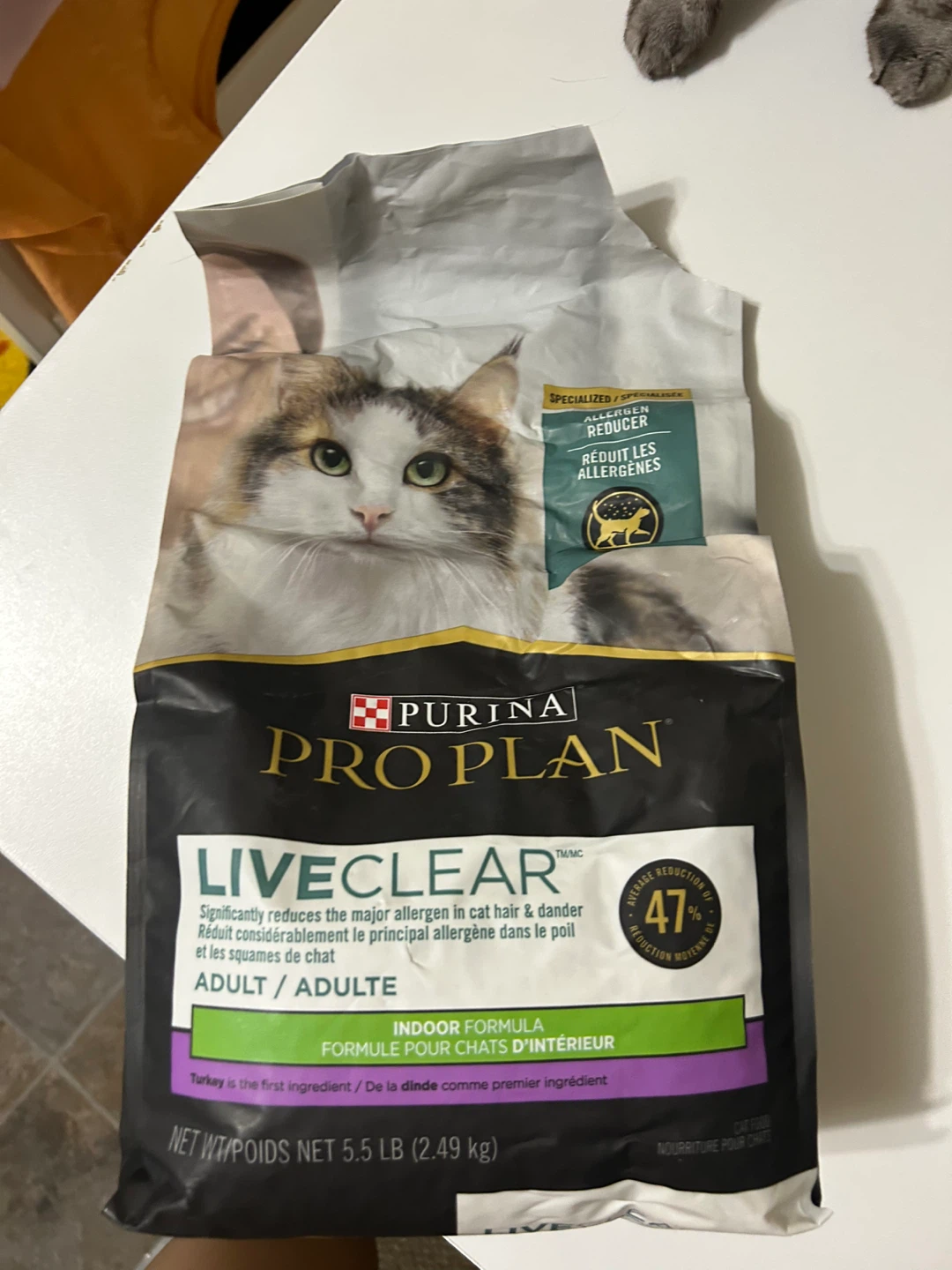Purina Pro Plan LiveClear Adult Indoor Cat Food
