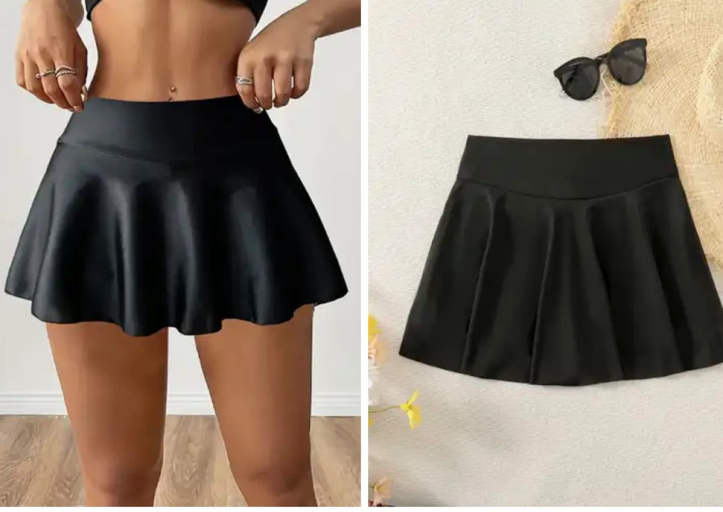 Black Skater Skort. Size XL