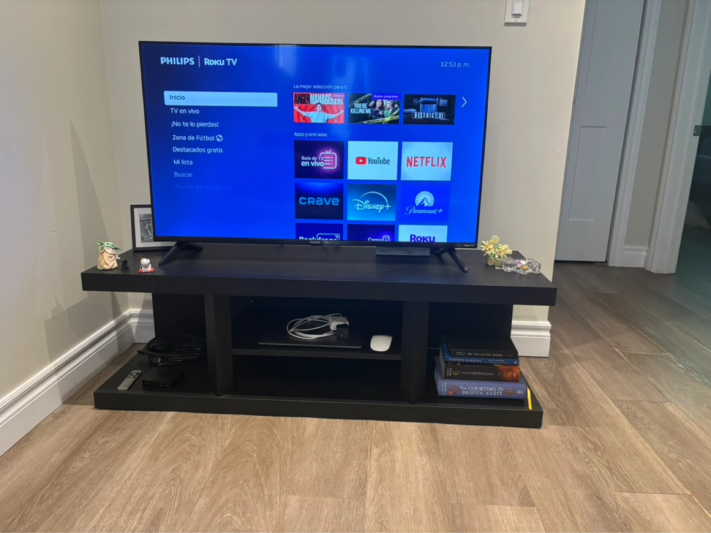 Black TV Stand