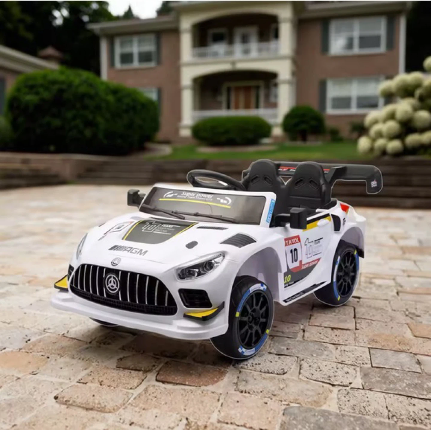 Brand new in the box Kids Ride-On Electric Car Mercedes gt style - photo 5