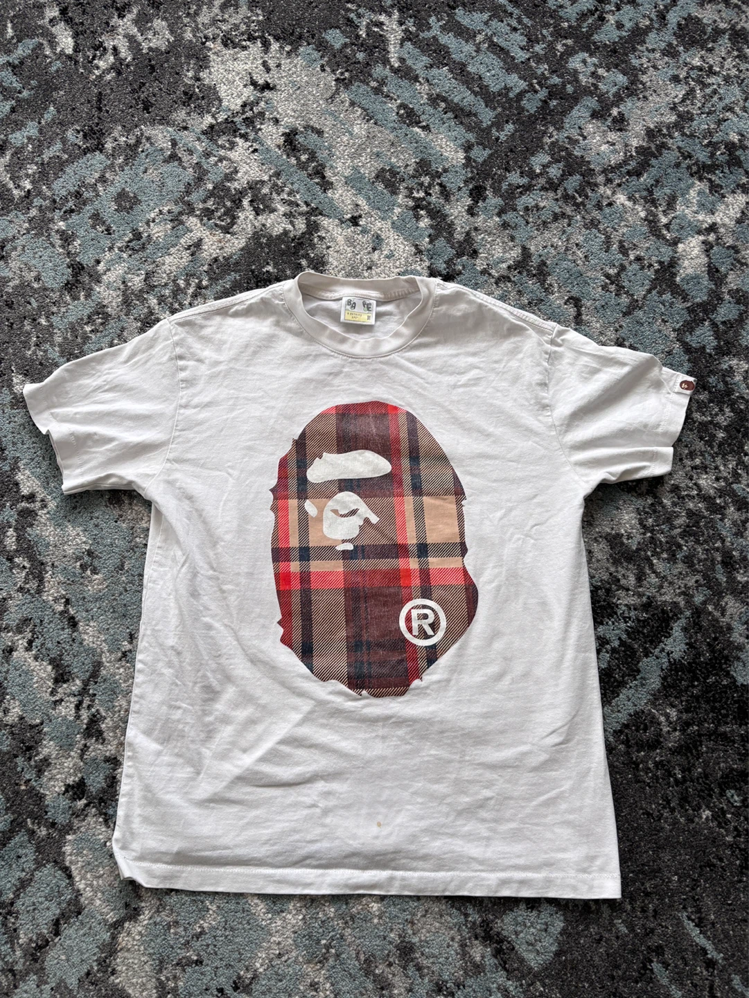 A Bathing Ape BAPE Burberry Tshirt