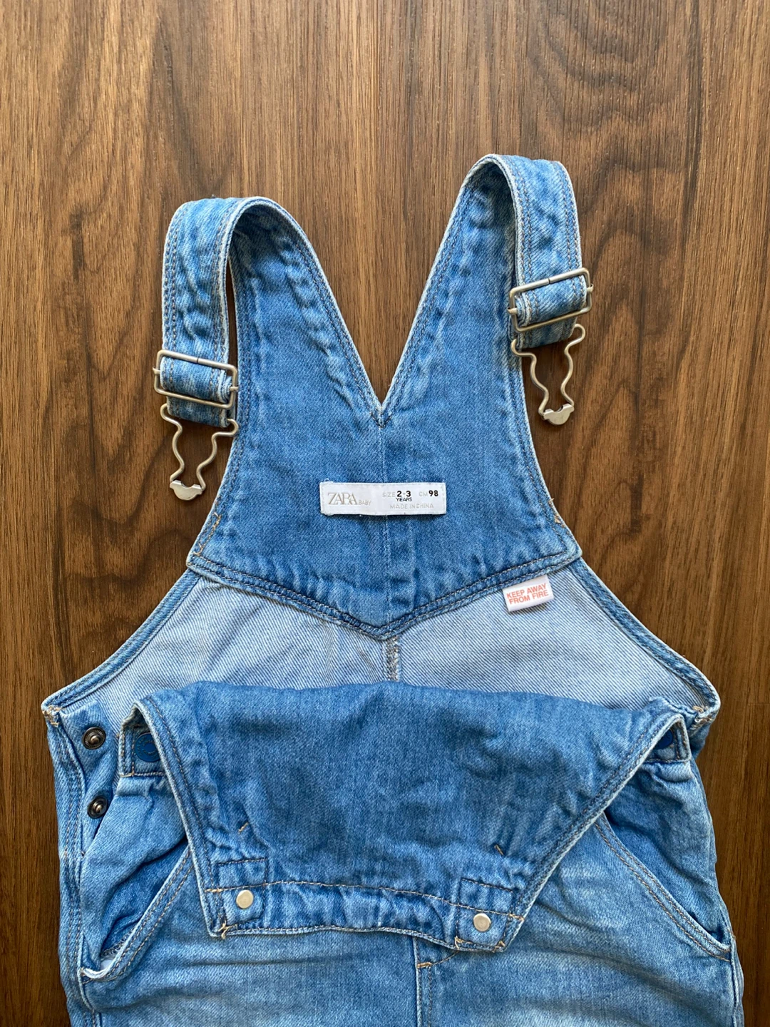 Zara Baby Denim Short Overalls ⚽️ - photo 4
