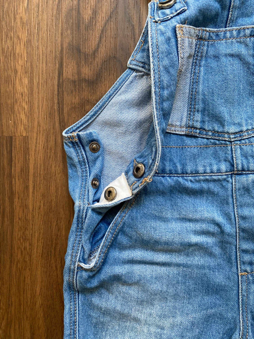 Zara Baby Denim Short Overalls ⚽️ - photo 2