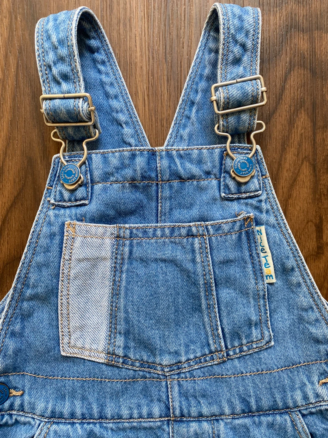 Zara Baby Denim Short Overalls ⚽️ - photo 3