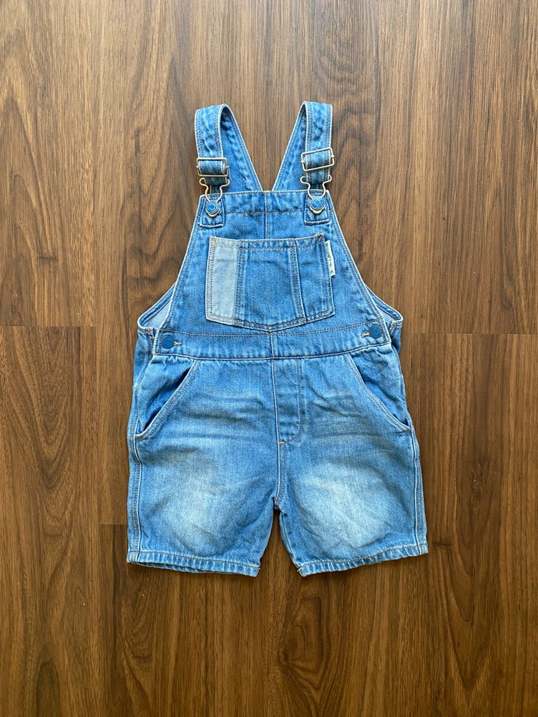 Zara Baby Denim Short Overalls ⚽️