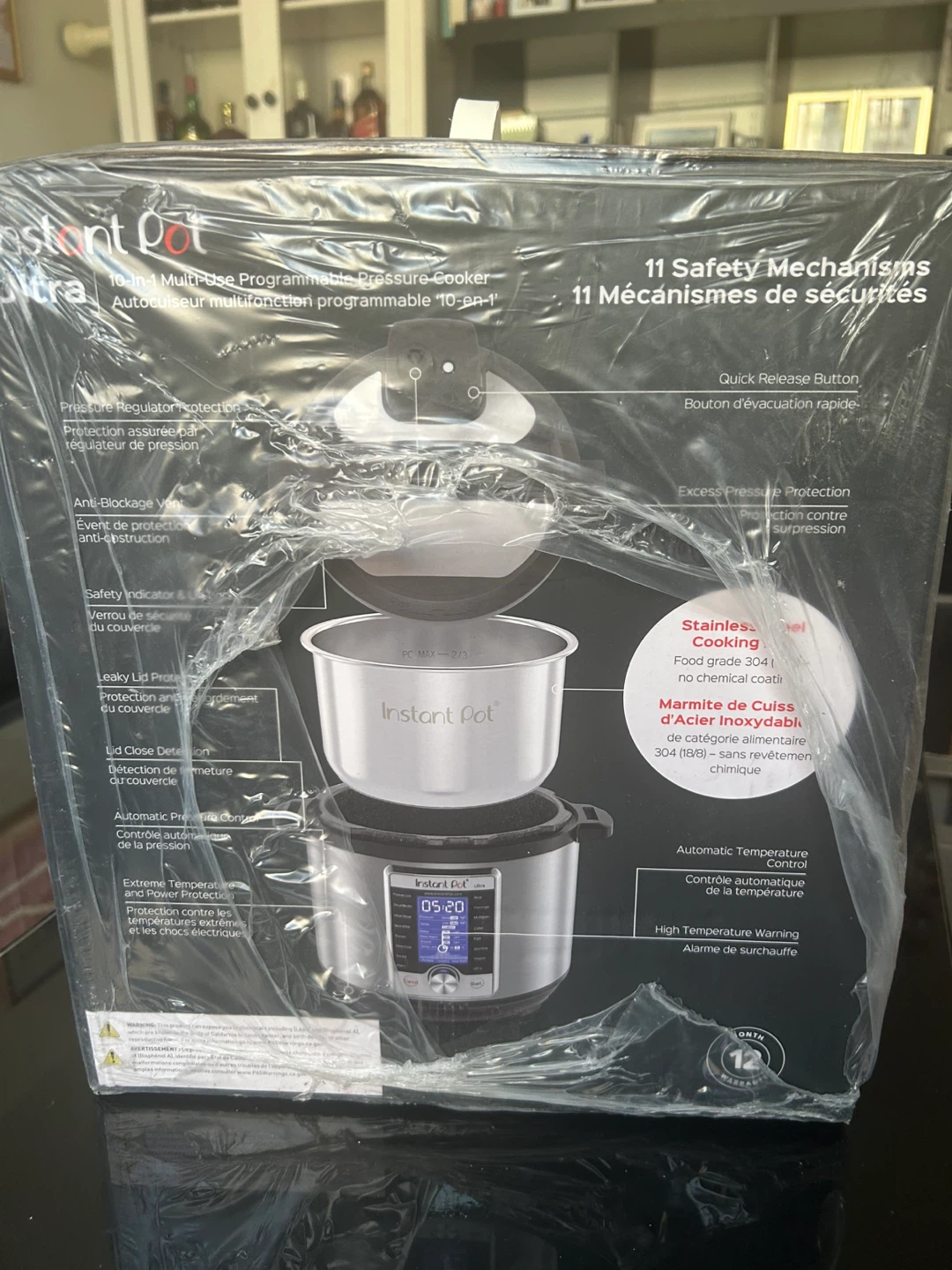 Instant Pot Ultra 10-in-1 6 Quart Pressure Cooker