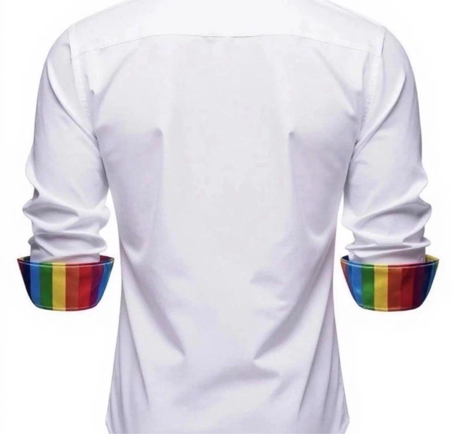 Rainbow Pride Button Shirt Men’s Large - photo 3